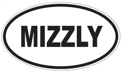 MIZZLY - Oval Sticker