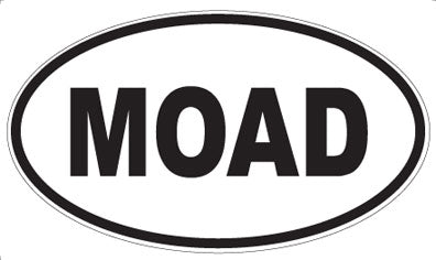 MOAD - Oval Sticker