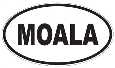 MOALA - Oval Sticker