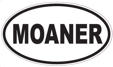 MOANER - Oval Sticker