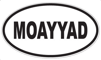 MOAYYAD - Oval Sticker