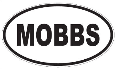 MOBBS - Oval Sticker