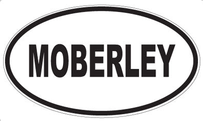 MOBERLEY - Oval Sticker