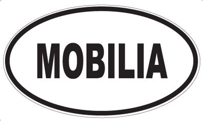 MOBILIA - Oval Sticker