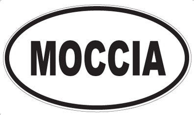 MOCCIA - Oval Sticker