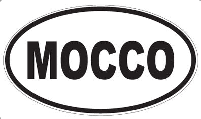 MOCCO - Oval Sticker