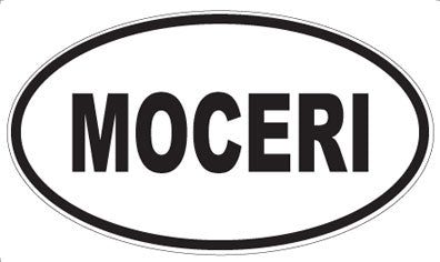 MOCERI - Oval Sticker
