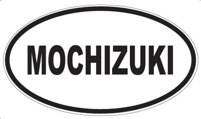 MOCHIZUKI - Oval Sticker