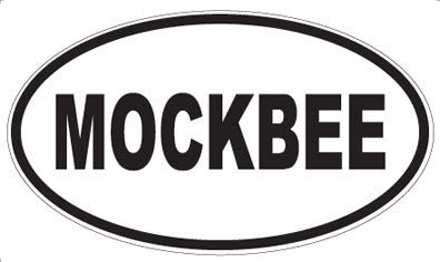 MOCKBEE - Oval Sticker