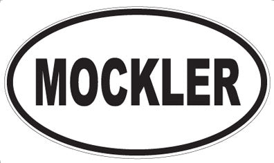 MOCKLER - Oval Sticker