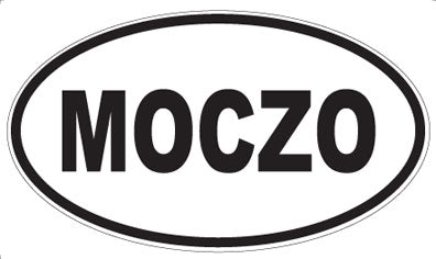 MOCZO - Oval Sticker