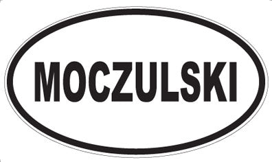 MOCZULSKI - Oval Sticker