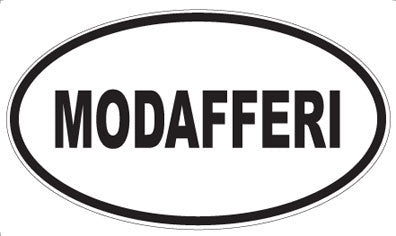 MODAFFERI - Oval Sticker