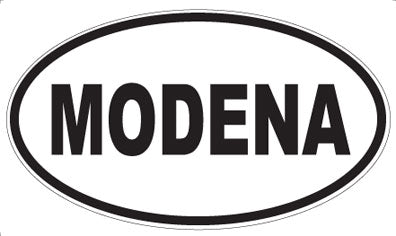 MODENA - Oval Sticker