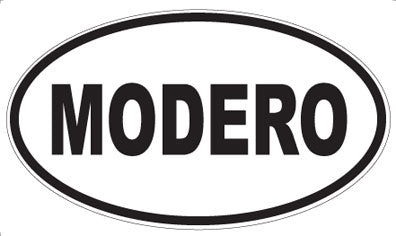 MODERO - Oval Sticker