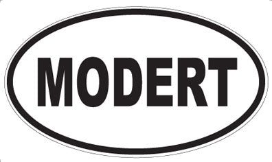 MODERT - Oval Sticker