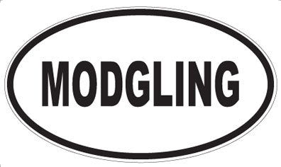 MODGLING - Oval Sticker