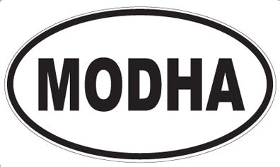 MODHA - Oval Sticker