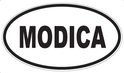 MODICA - Oval Sticker