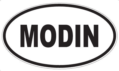 MODIN - Oval Sticker
