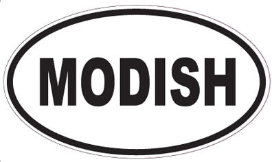 MODISH - Oval Sticker