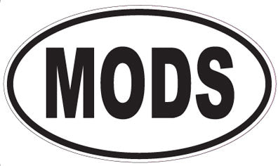 MODS - Oval Sticker