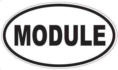 MODULE - Oval Sticker