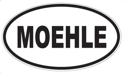 MOEHLE - Oval Sticker