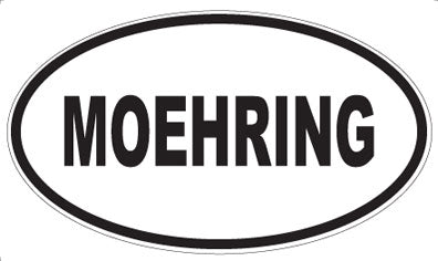 MOEHRING - Oval Sticker