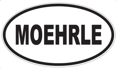 MOEHRLE - Oval Sticker