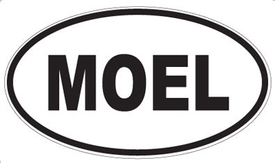 MOEL - Oval Sticker