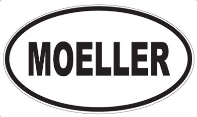 MOELLER - Oval Sticker