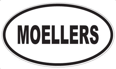 MOELLERS - Oval Sticker