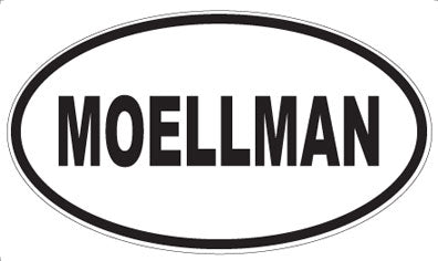 MOELLMAN - Oval Sticker