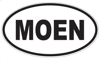 MOEN - Oval Sticker
