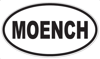 MOENCH - Oval Sticker