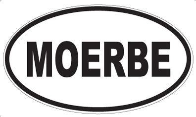 MOERBE - Oval Sticker