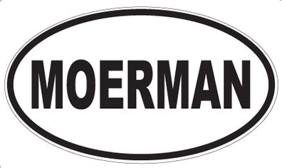MOERMAN - Oval Sticker