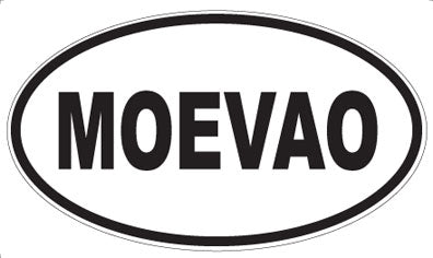 MOEVAO - Oval Sticker