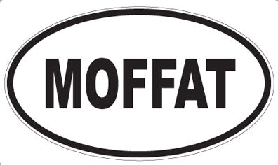 MOFFAT - Oval Sticker