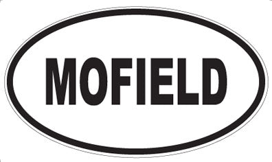 MOFIELD - Oval Sticker