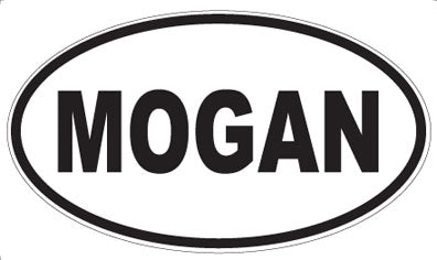 MOGAN - Oval Sticker