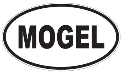MOGEL - Oval Sticker