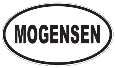 MOGENSEN - Oval Sticker
