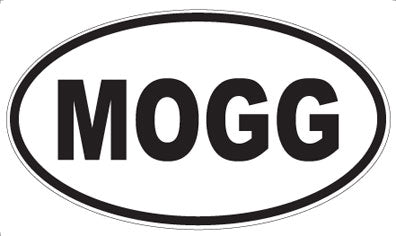 MOGG - Oval Sticker