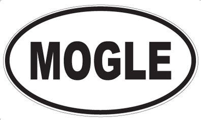 MOGLE - Oval Sticker