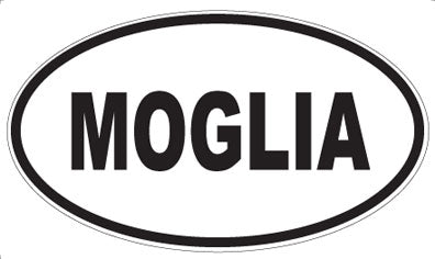 MOGLIA - Oval Sticker