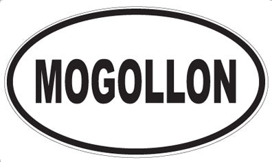 MOGOLLON - Oval Sticker