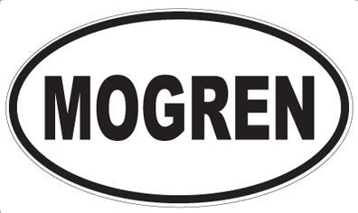 MOGREN - Oval Sticker