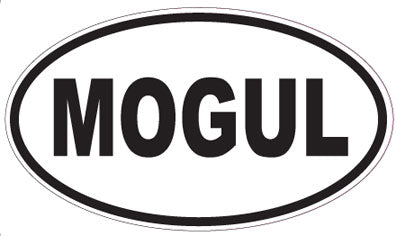 MOGUL - Oval Magnet